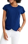 ACCOUCHÉE CROSSOVER SHORT SLEEVE COTTON MATERNITY/NURSING TOP