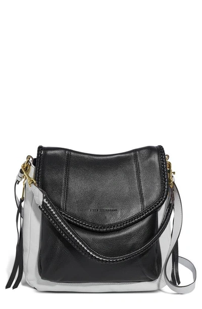Aimee Kestenberg All For Love Convertible Leather Shoulder Bag In Black Cloud