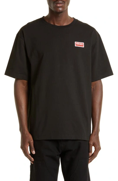 Kenzo Oversized T-shirt In Noir