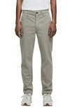 Rag & Bone Cotton Blend Slim Fit Chinos In Neutral