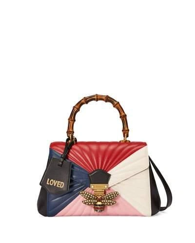 Gucci Queen Margaret Colorblock Quilted Leather Mini Backpack In Multi