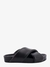 Jil Sander Black Sandals With Criss Cros Bands In Black