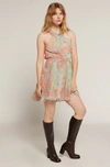Joie Thya Print Silk Minidress In Green