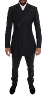 DOLCE & GABBANA DOLCE & GABBANA GRAY WOOL DOUBLE BREASTED 3 PIECE MEN'S SUIT