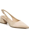Franco Sarto Racer Slingback Pointed Toe Pump In Beige