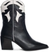 42 GOLD Bartlett Two-Tone Western Boot In Black