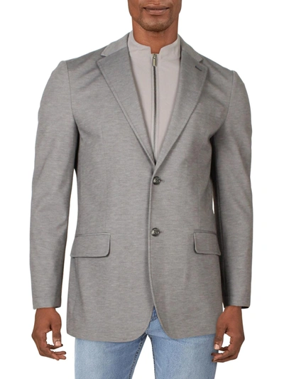 Tommy Hilfiger Men's Modern-fit Flex Stretch Linen Suit Jacket In Grey