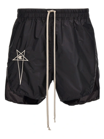 Rick Owens X Champion Technical Shorts In Black