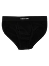 TOM FORD LOGO BRIEFS UNDERWEAR, BODY BLACK