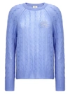 ETRO LOGO SWEATER SWEATER, CARDIGANS LIGHT BLUE