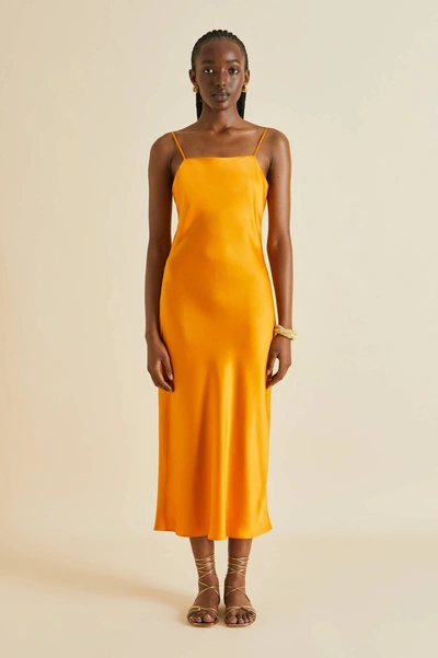 olivia von halle silk dress Editor's Pick: Olivia von Halle Silk Satin Slip Dress