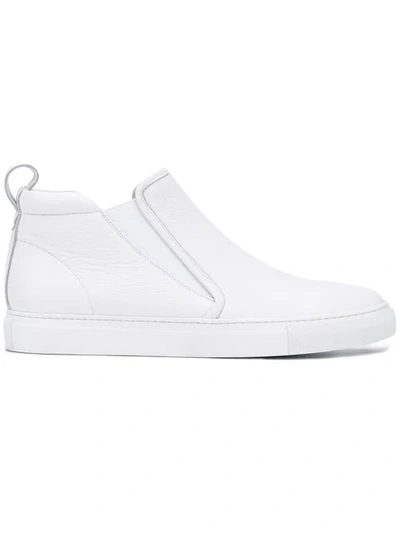 Aiezen Slip-on Sneaker Boots In White