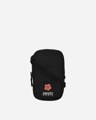 Kenzo Phone Holder Shoulder Bag In Black