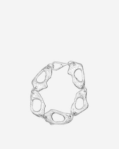 Octi Silver Island Chain Bracelet In Multicolor