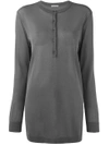 TOMAS MAIER TOMAS MAIER PULL OVER TOP - GREY,442074M05O012107416