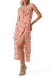 Astr The Label Tropics Maxi Dress In Orange Floral