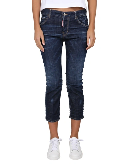 Dsquared2 Five Pocket Jeans In Blu