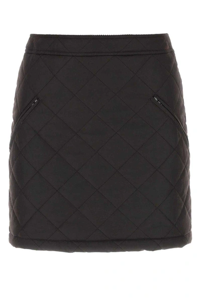 Burberry Diamond Quilted Mini Skirt In Default Title