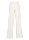 Palm Angels Trousers Beige In Off White
