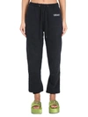 Versace Jogging Pants With Logo In Nero
