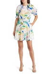 TED BAKER RITAHH FLORAL BELTED DRESS