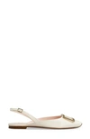 Roger Vivier Trompette Slingback Ballerina Flat In Daino