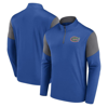 Fanatics Branded  Royal Florida Gators Primary Quarter-zip Top In Royal