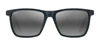 Maui Jim One Way Mj 875-14 Square Polarized Sunglasses In Grey