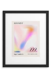 DENY DESIGNS DENY DESIGNS 'ANGEL NUMBERS' BY MAMBO ART STUDIO FRAMED WALL ART