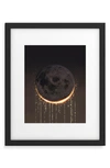 DENY DESIGNS DENY DESIGNS 'ECLIPSE' BY EMANUELA CARRATONI FRAMED WALL ART