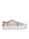 BURBERRY BURBERRY CHECK MOTIF SNEAKERS