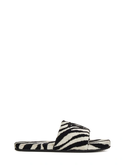 Tom Ford Harrison Sliders In Black/white