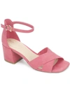 Kenneth Cole Reaction Mix X-band Womens Faux Suede Dressy Block Heel In Multi