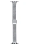 The Posh Tech Blake Stainless Steel Apple Watch® Watchband In Silver