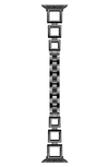 The Posh Tech Journey Stainless Steel Apple Watch® Watchband In Black