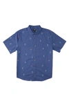 BILLABONG KIDS' SUNDAYS COTTON BLEND BUTTON-UP SHIRT