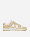 NIKE DUNK LOW RETRO SNEAKERS WHITE / TEAM GOLD