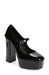 STUART WEITZMAN MARY JANE PLATFORM PUMP