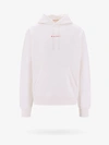 Marni Blue Hoodie With Logo On Chest For Men In White