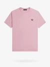 Fred Perry Ringer T-shirt In Pink