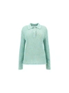 Acne Studios Polo Sweater In Light Blue