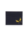 FENDI Butterfly Leather Card Case
