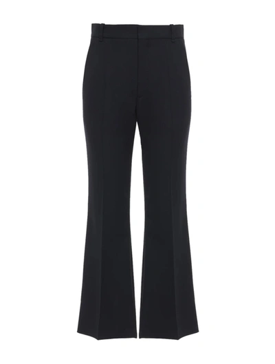 Chloé Cropped Bootcut Blue Trousers