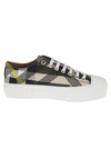 BURBERRY BURBERRY CHECK LOW-TOP SNEAKERS