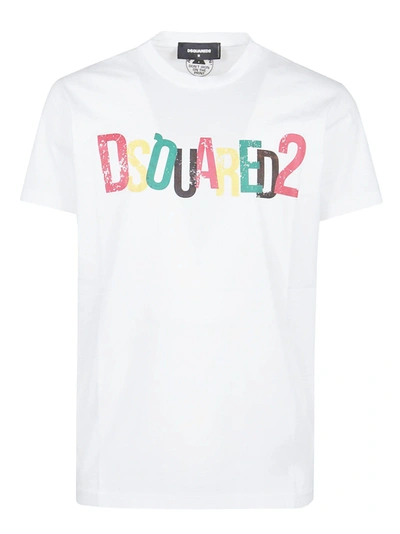 Dsquared2 T-shirt  In Cotton In White