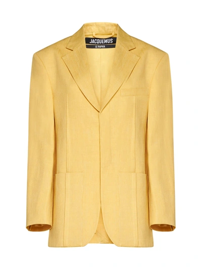 Jacquemus La Veste D'homme Blazer In Yellow