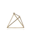 Shihara 25mm Triangle Earring In Metallic