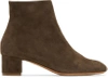 MANSUR GAVRIEL MANSUR GAVRIEL BROWN SUEDE ANKLE BOOTS,FAB40049SU