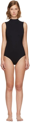 WARD WHILLAS WARD WHILLAS REVERSIBLE BLACK AND WHITE HARRISON SWIMSUIT