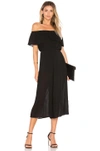 ENDLESS ROSE ENDLESS ROSE PLEATED OFF SHOULDER JUMPSUIT IN BLACK.,ENDR-WR18